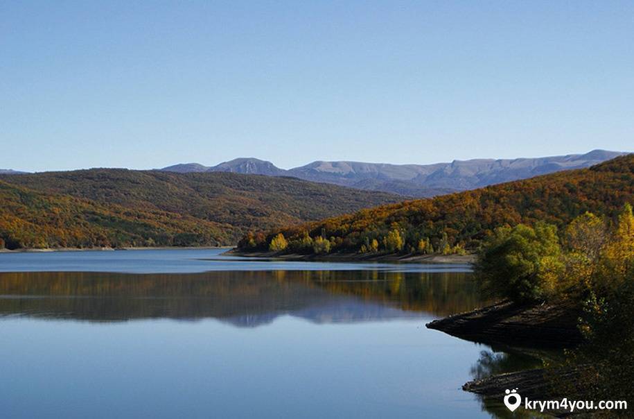 Загорское водохранилище Крым