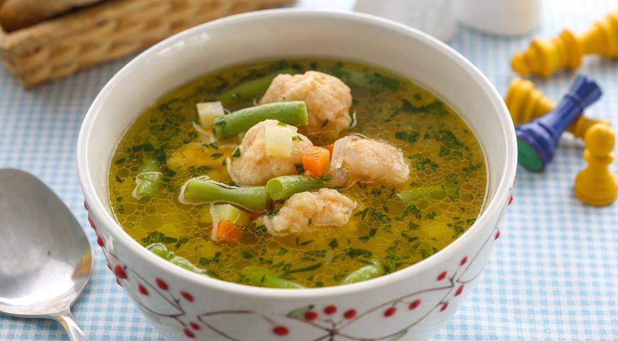 Суп с рыбными фрикадельками: рецепт с фото