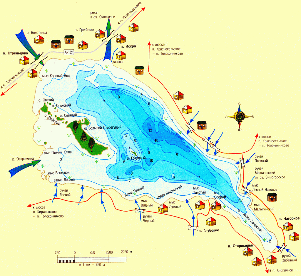 30 крупнейших рек архангельской области
