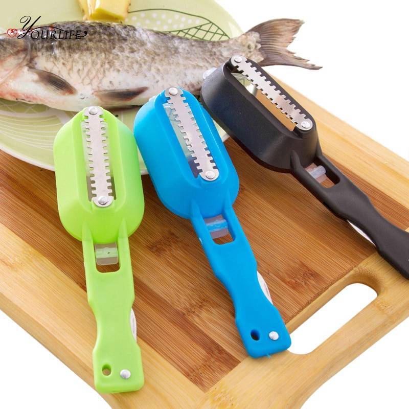 Как быстро почистить рыбу от чешуи? нож для чистки рыбы