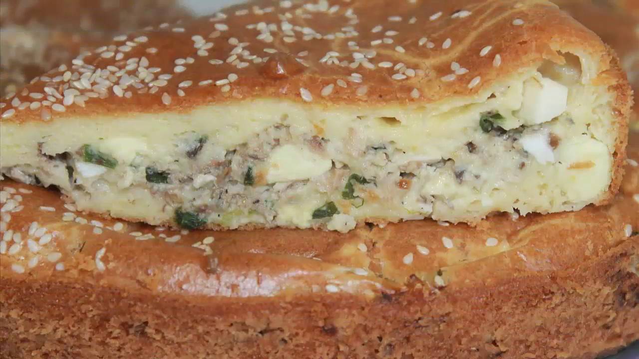 Пирог с сайрой: 4 рецепта с фото