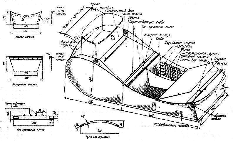 Санки для рыбалки своими руками чертежи