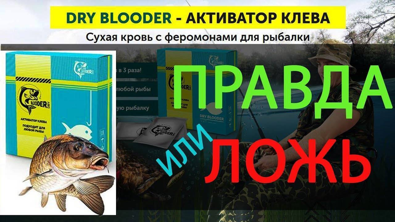 Активатор клёва dry blooder сухая кровь: обзор, отзывы, где купить