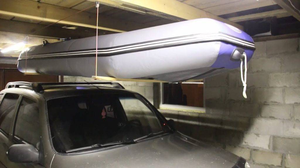 Как хранить лодку пвх зимой: создание условий хранения в гараже