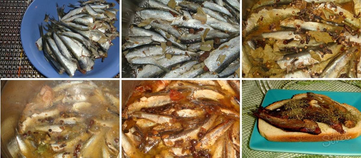 Готовим шпроты из речной рыбы дома
