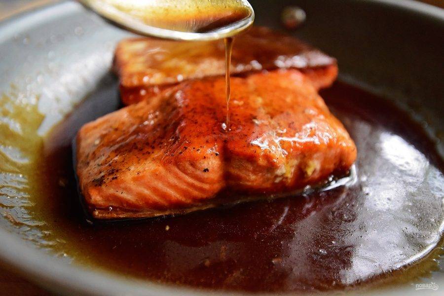Как приготовить лосося терияки