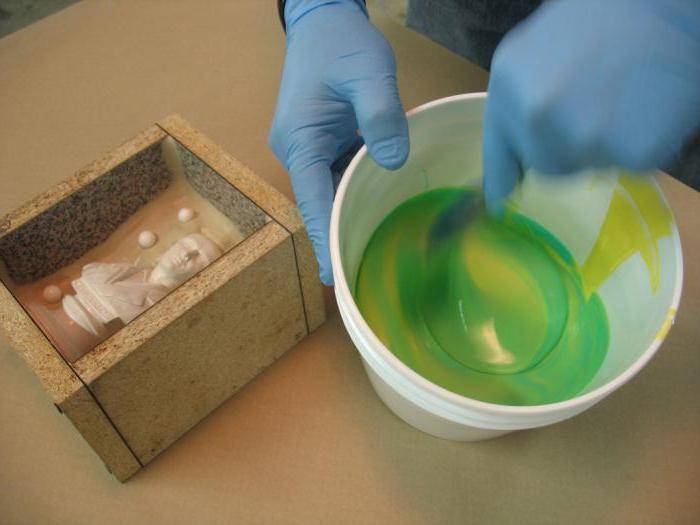 Изготовление жидкого силикона своими руками, формы из силикона