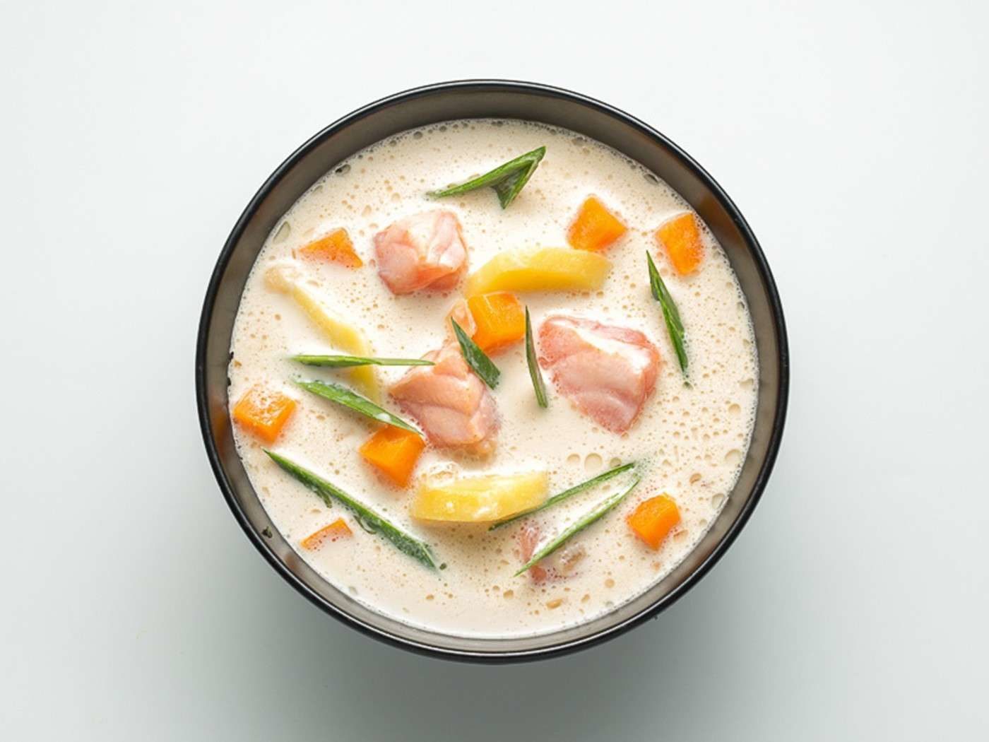 Сливочный суп с семгой — пошаговый рецепт с фото