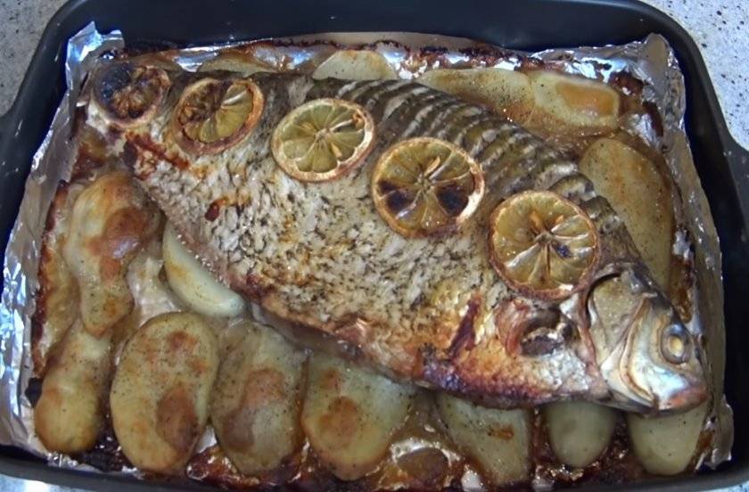 Язь в фольге — рыбные рецепты
