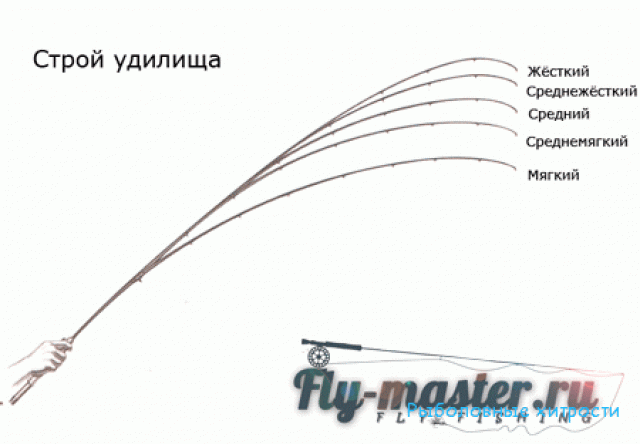 Строение фидерного удилища схема