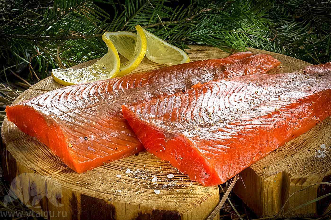 Как быстро солить горбушу, кету, форель, лосось и другую красную рыбу в домашних условиях: рецепт + фото