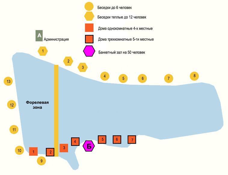 Карта платной рыбалки