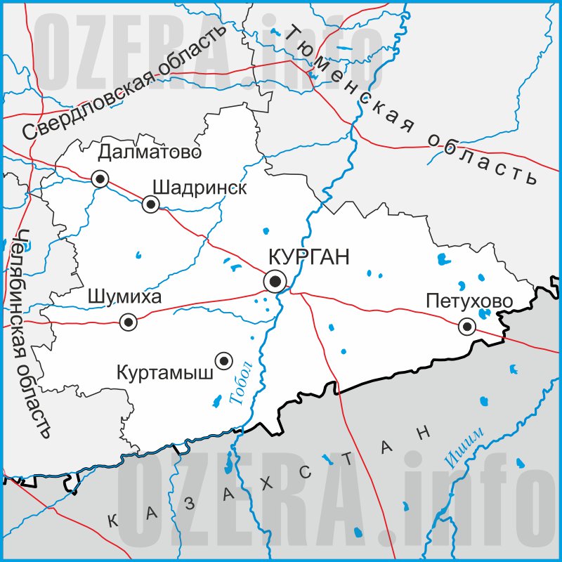 Карта г петухово курганской области