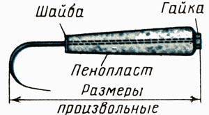 Багорик для зимней рыбалки: как сделать его своими руками из подручных материалов
